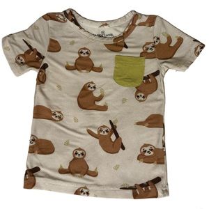 Caden lane bamboo sloth tee